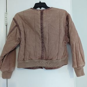 Free People cropped duvet coat